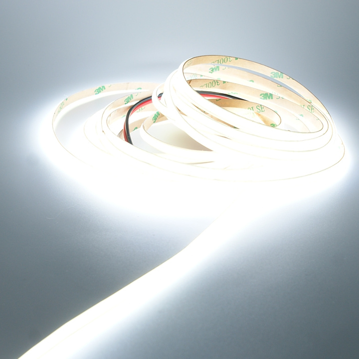 LED pásek COB FOB 12V / 384 LED / 10W / 6000K / IP20 / 5mm / PRO+